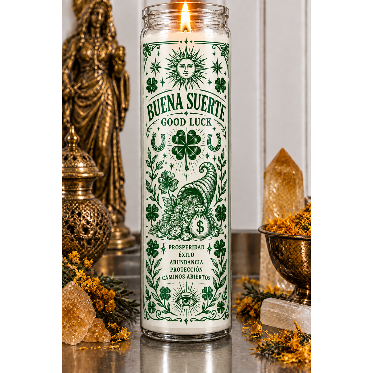 Good Luck Petition Candle