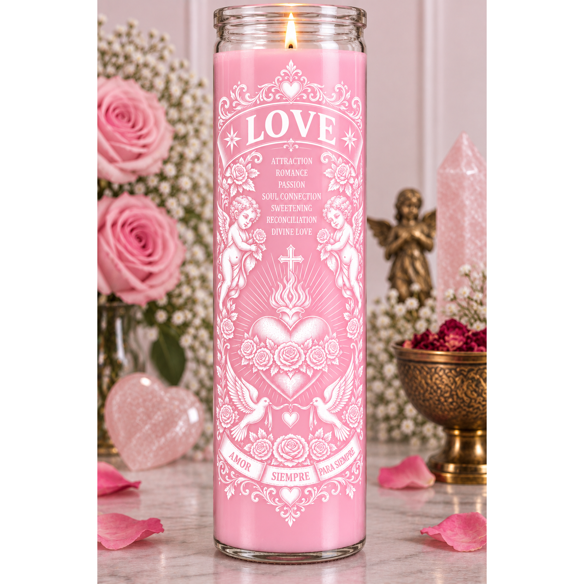 Love / El Amor Petition Candle