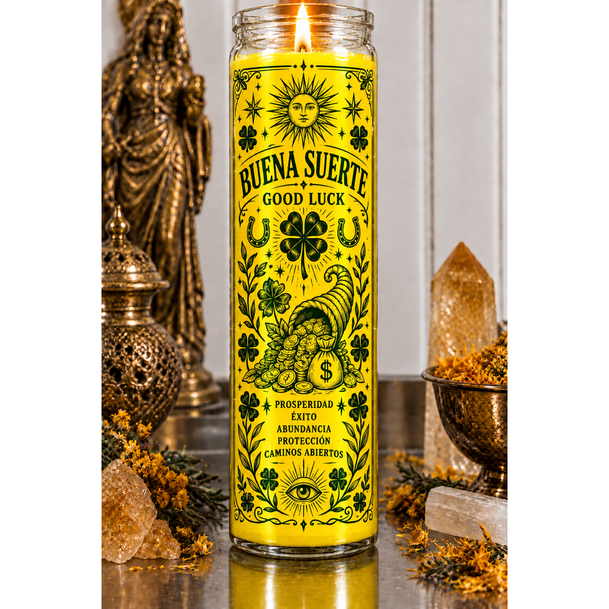 Good Luck Petition Candle