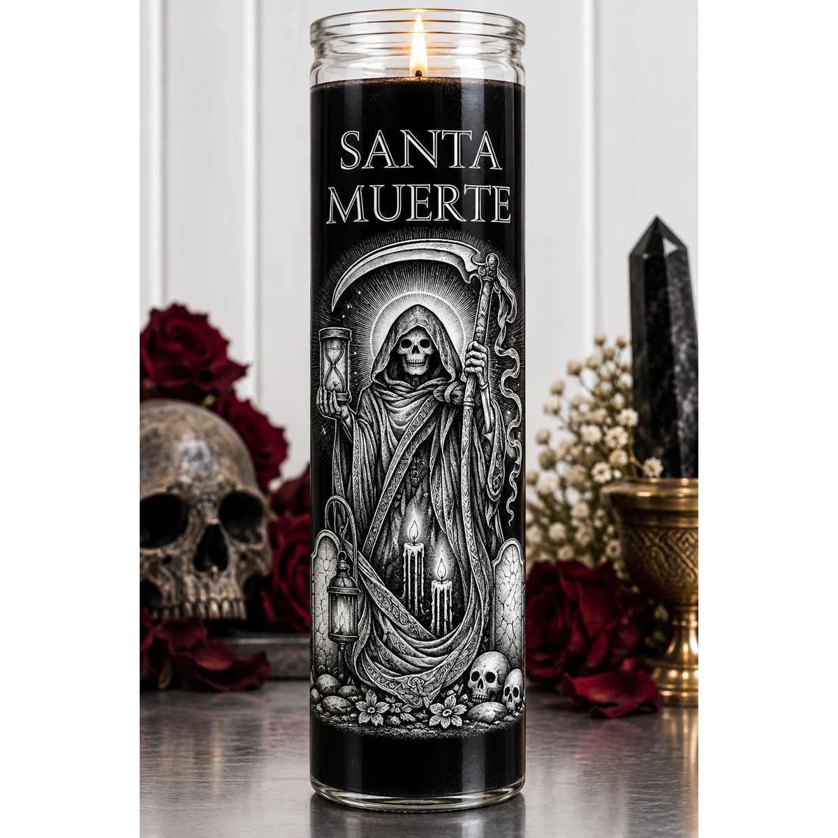 Santa Muerte Petition Candle