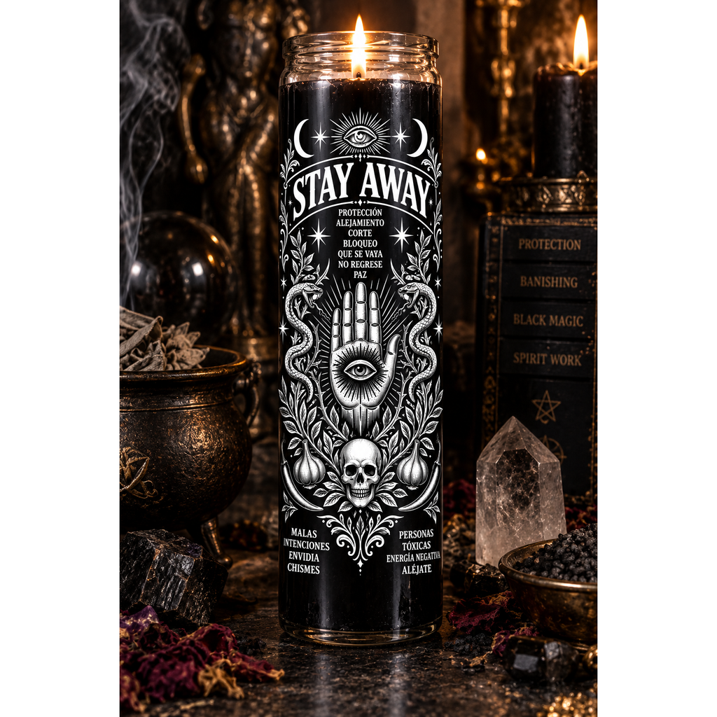 Stay Away Petition Candle