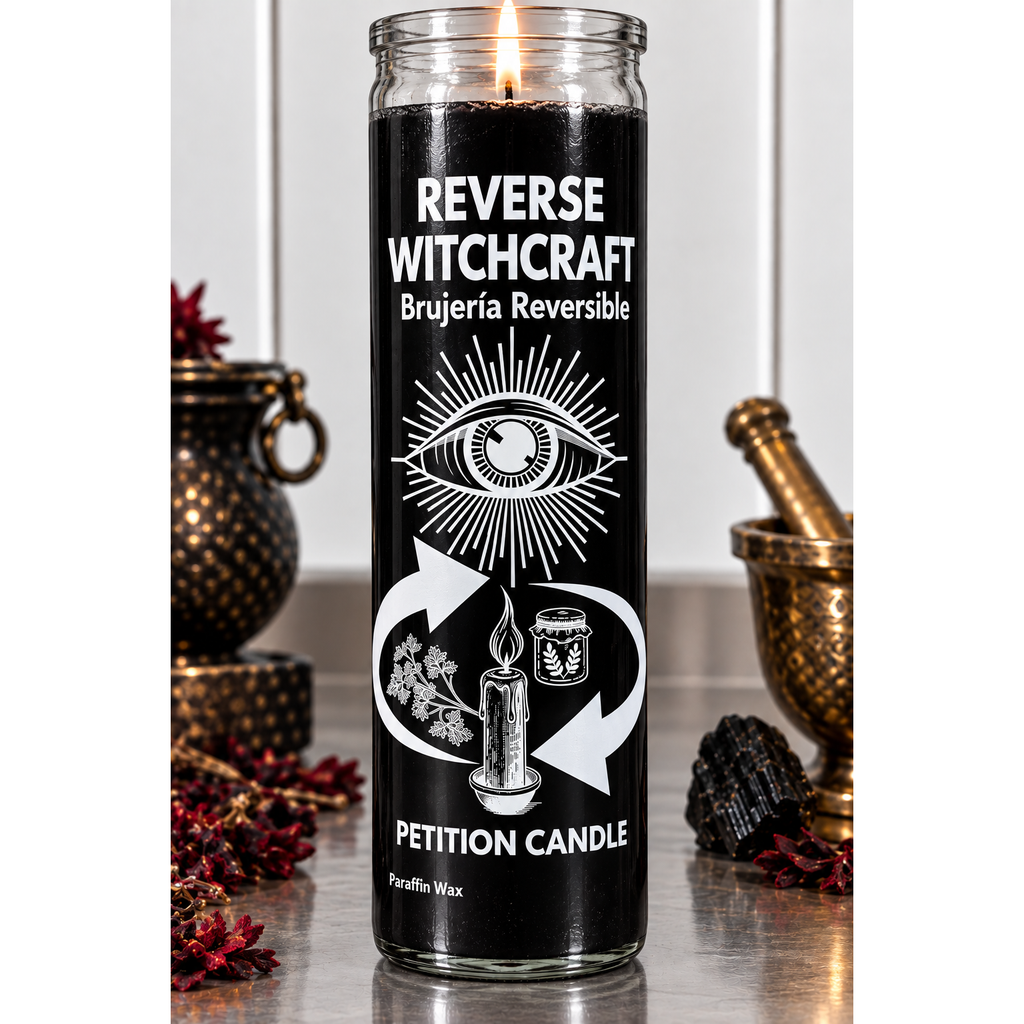 Reverse Witchcraft / Brujería Reversible Candle