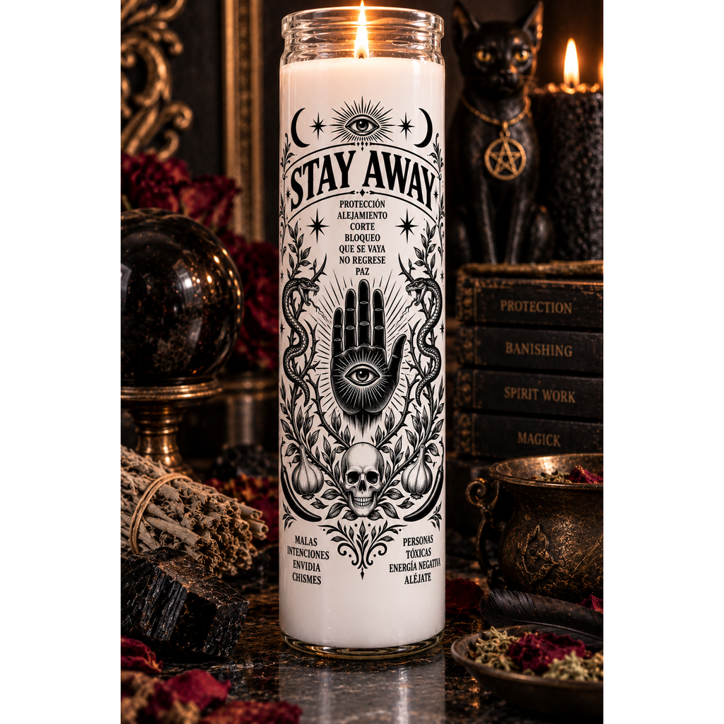 Stay Away Petition Candle