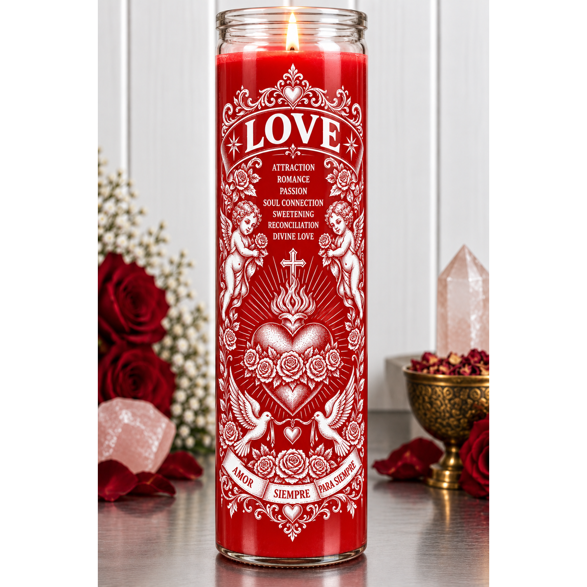 Love / El Amor Petition Candle
