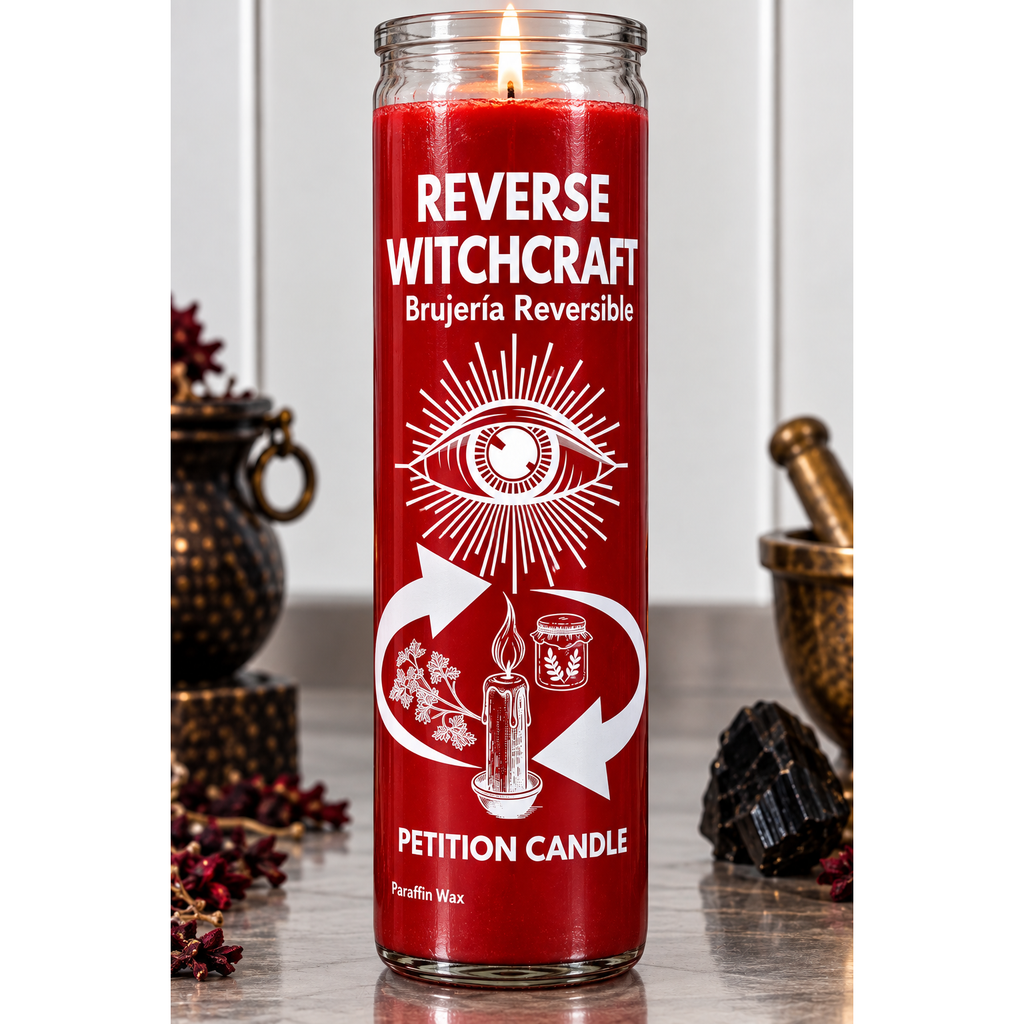 Reverse Witchcraft / Brujería Reversible Candle