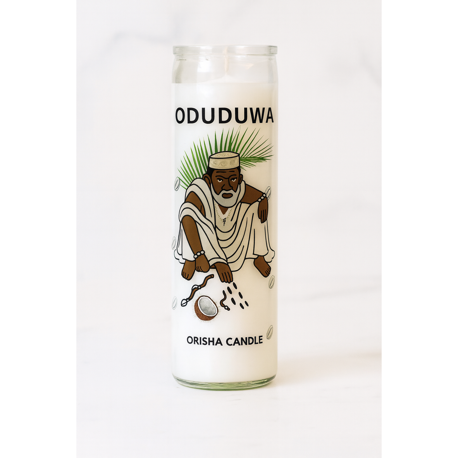Oduduwa Orisha Candle: Unscented Intention Candle