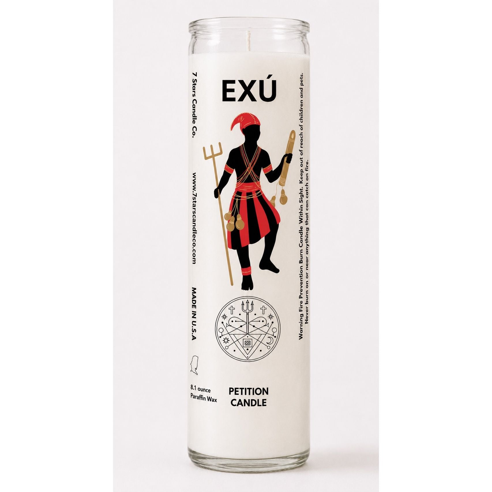 Exú Petition Candle | Road Opener, Protection, Communication
