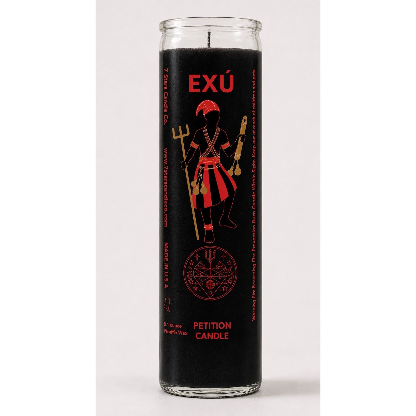 Exú Petition Candle | Road Opener, Protection, Communication