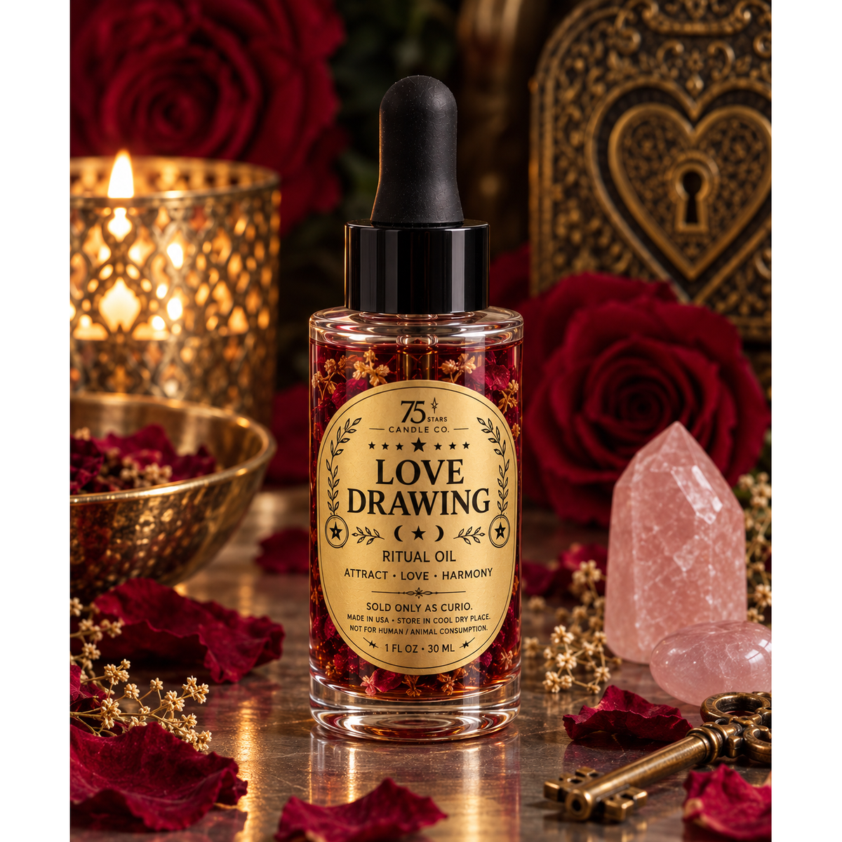Come to Me Ritual Oil – Love Attraction Oil – Reconciliation & Romance | 1 oz