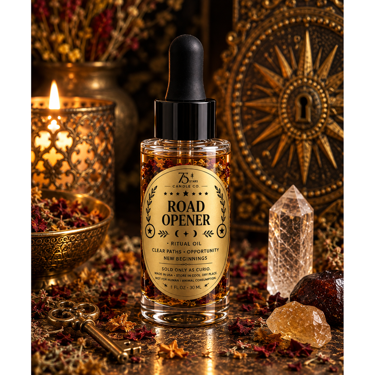 Road Opener Ritual Oil | Clear Paths, New Opportunities  | 1 oz