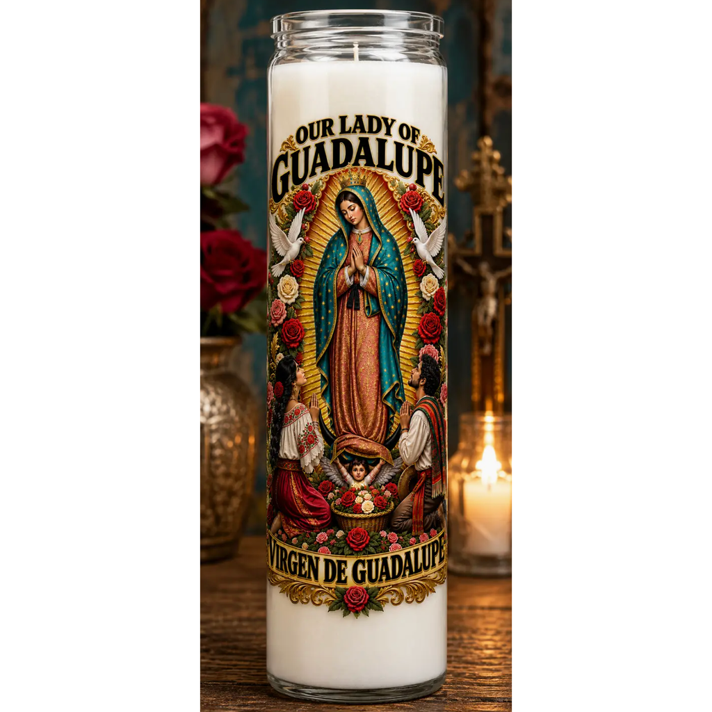 Our Lady of Guadalupe Devotional Candle