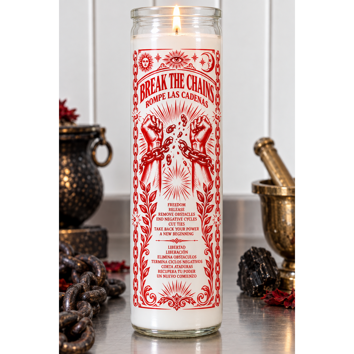 Break The Chains Petition Candle