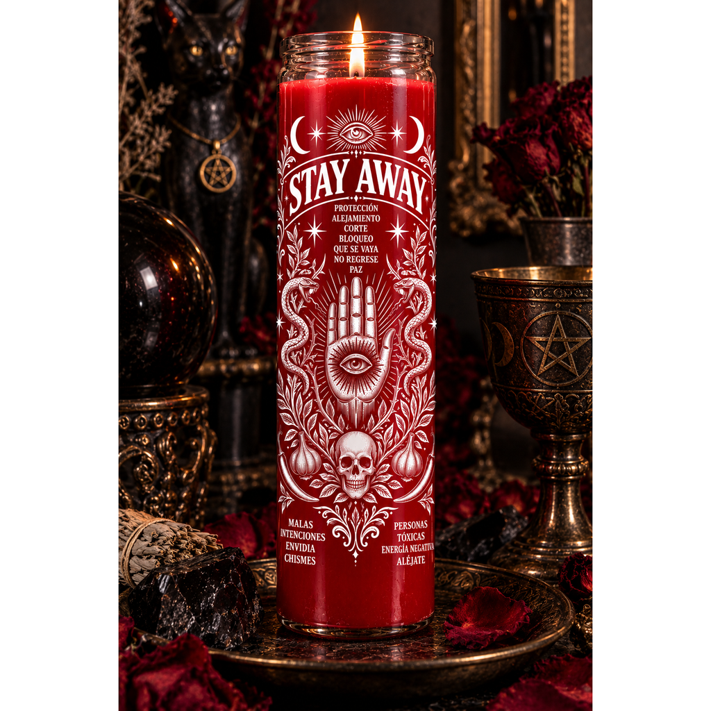 Stay Away Petition Candle