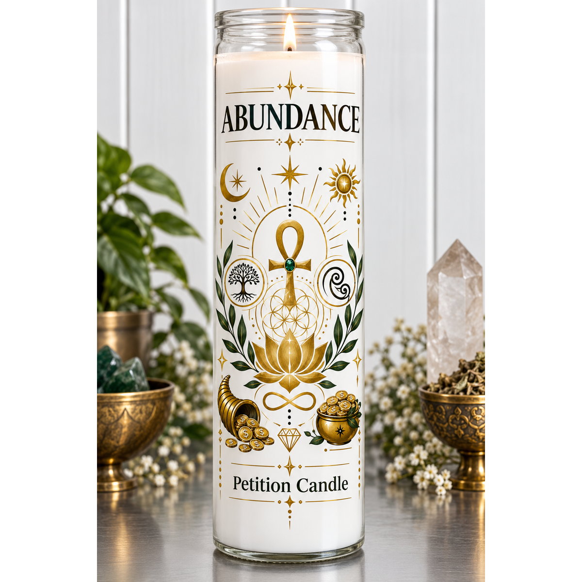 Abundance Petition Candle